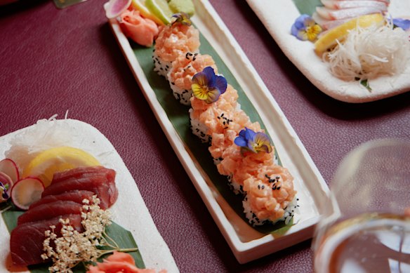 South Yarra’s Godby Hotel offers $20 weekday lunches including sushi platters.