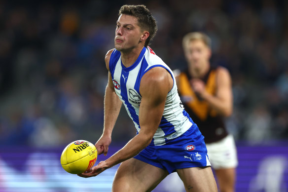 Darcy Tucker of the Kangaroos.