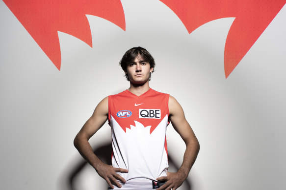 Logan McDonald is widely seen as the long-term successor to Lance Franklin in Sydney’s forward line.