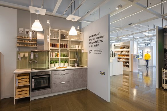 Ikea’s plan and order point store in Highpoint Shopping Centre, Melbourne. A similar store is bound for Cannington in Perth’s southern suburbs. 