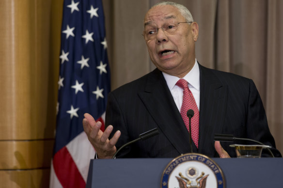 In this September 3, 2014 file photo, former Secretary of State Colin Powell  says he will vote for Hillary Clinton over Donald Trump.