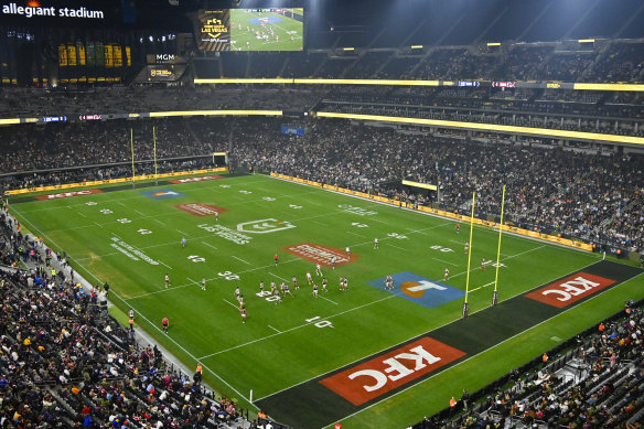 Field of dreams: Allegiant Stadium in Las Vegas.