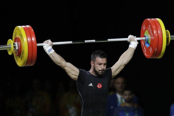 Failed a drug test: Daniyar Ismayilov of Turkey competing at the 2016 Rio Games.