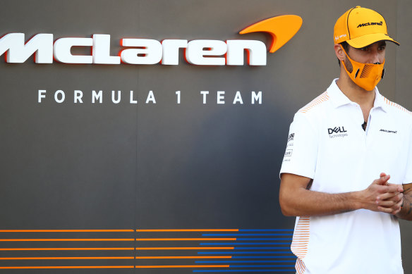 New McLaren driver, Australian Daniel Ricciardo.