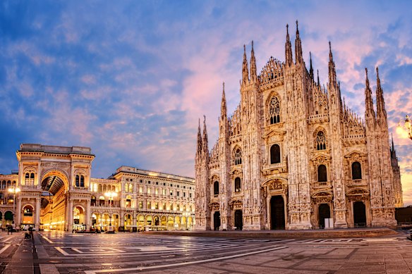 Stunning: Milan’s Duomo.