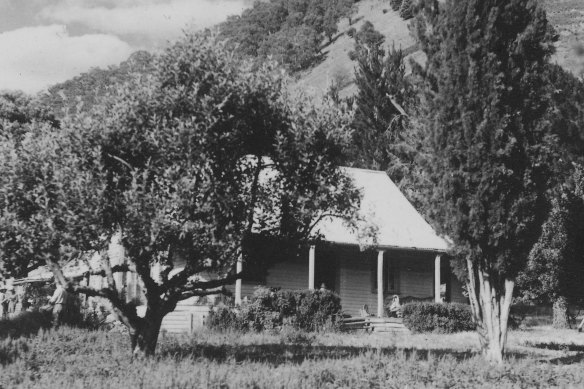 The Wonnangatta station homestead in 1935.