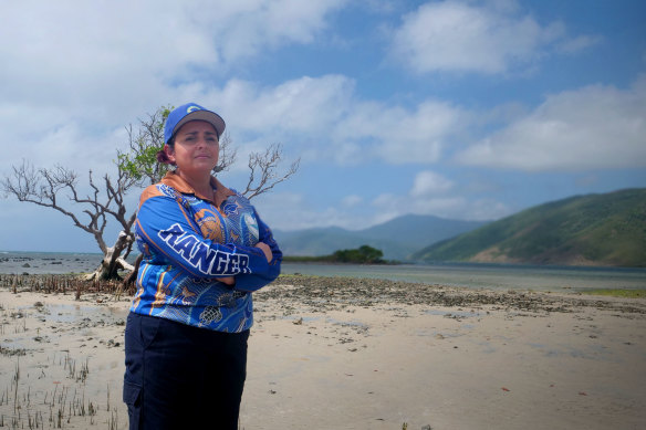 Yuku Baja Muliku woman Larissa Hale from the Queensland Indigenous Women Rangers Network.