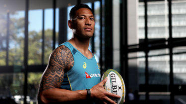 Israel Folau told Rugby Australia this time last year he would walk away from the game if his religious views were harming the game. 