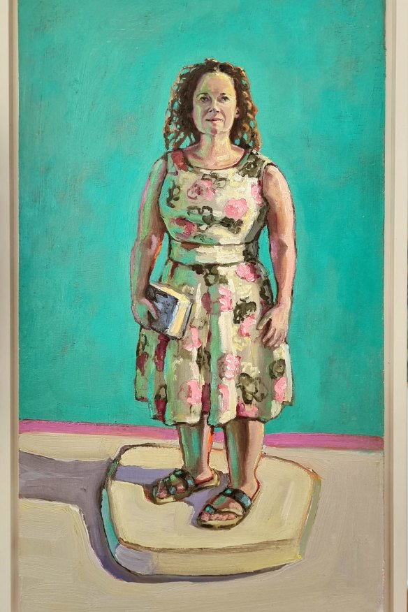 Jane Guthleben’s portrait of Sydney Morning Herald journalist Helen Pitt.