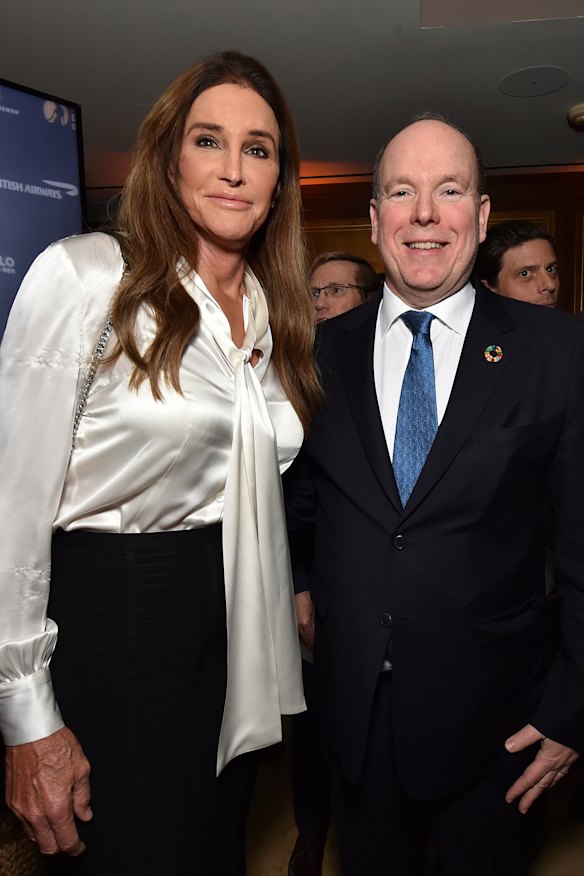 Caitlyn Jenner and Prince Albert II of Monaco.