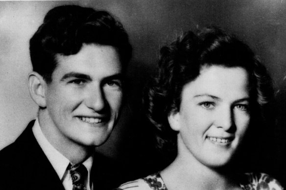 Bob Hawke and Hazel's engagement photo.