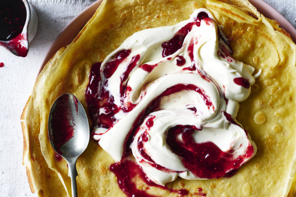 Adam Liaw's Swedish pancakes