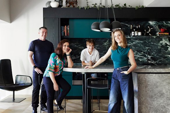 “This was a very satisfying project as we got to craft our home as an expression of ourselves,” says Nick Travers (left).