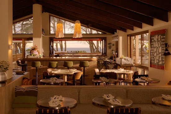 Barrett describes the 60-seat dining room as "an intimate, homely space".