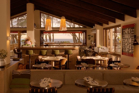 Barrett describes the 60-seat dining room as "an intimate, homely space".