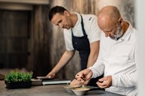 Bathers’ Pavillion executve chef Aaron Ward and L’Enclume chef-owner Simon Rogan will venture outside the kitchen to interact with guests for one night only.