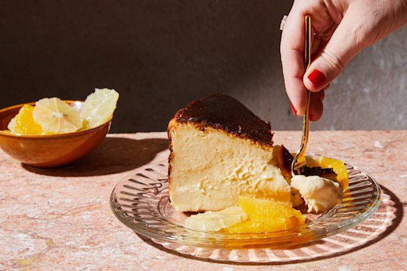 The caramelised top of the Basque cheesecake is its main claim to fame.