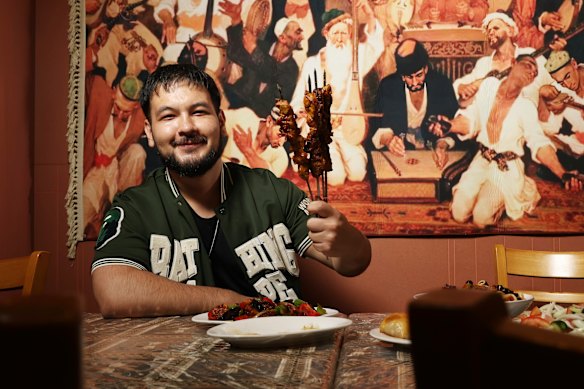 Nur Uyghur chef and owner Rifat Nur.