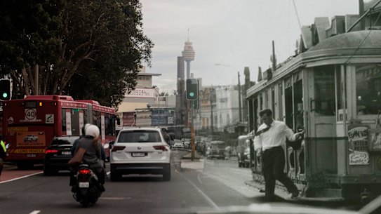 Oxford Street had a tram line as part of Sydney’s once extensive network,