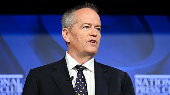 Bill Shorten addressed the National Press Club about the NDIS reform on Tuesday.