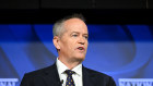 Bill Shorten addresses the National Press Club about the NDIS reform on Tuesday.