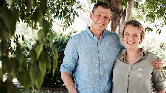 Tanya Plibersek and Michael Coutts-Trotter, “I once tried to get out of the car on the Anzac Bridge because we were having such a blazing row about electricity privatisation.”