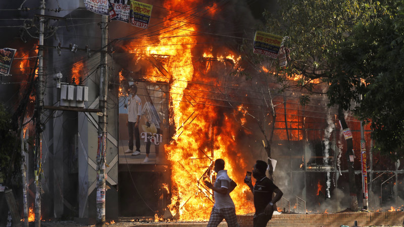 Bangladesh’s PM flees country after deadly protests, ending 15-year rule