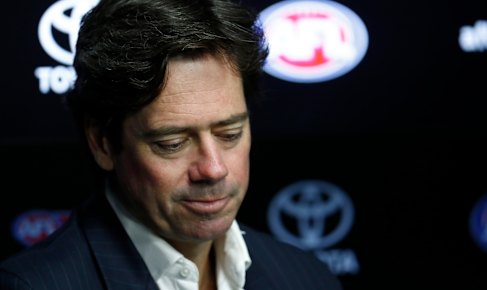 Trying to navigate the game away from a cliff’s edge: Gillon McLachlan.