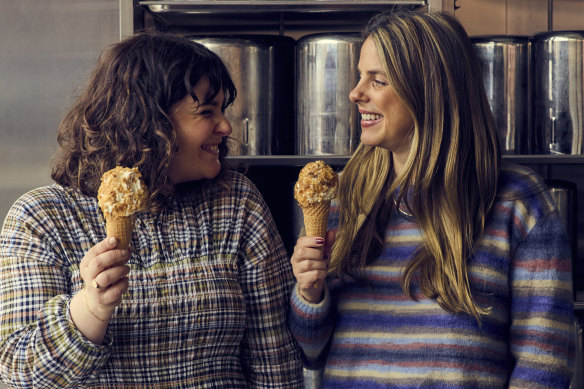 Julia Busuttil Nishimura and Pidapipo Laboratorio founder Lisa Valmorbida have created a limited-edition bougatsa (Greek custard pie) gelato.