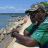 Torres Strait Islanders plead for climate action as government builds seawall