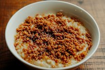 Toby Wilson’s signature Anzac porridge.