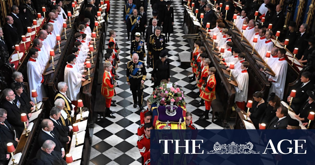 Queen funeral: Queen Elizabeth farewelled at Westminster Abbey - Vimarsana News