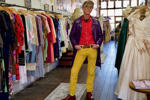 Andrew at St Pats Op Shop in Fremantle.