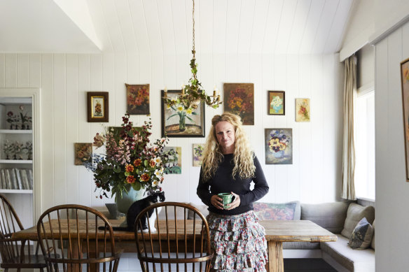 Pradel created Large Urn of Old World Blooms for the NGV’s Art of Bloom exhibition. “My life is devoted to witnessing the beauty of nature that surrounds me,” she says.