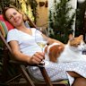 There’s a great life to be had out the other side of the baby-making vortex, says author Katrina Strickland, pictured here with Teo.