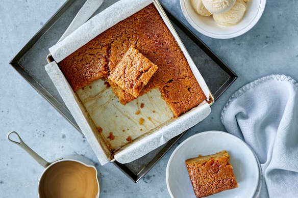 Adam Liaw’s sticky pumpkin pudding is a fresh take on the date-filled dessert.