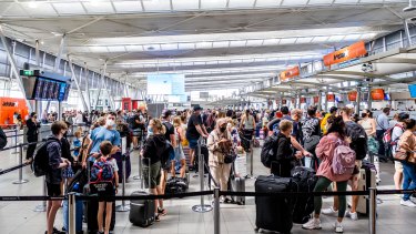 Qantas CEO Alan Joyce said earlier this week absenteeism due to isolating workers was partly to blame for travel delays.