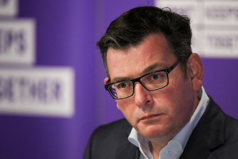 covid premier speaks andrews daniel daily inquiry victorian conference friday before