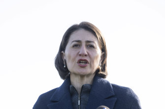 Backdown: NSW Premier Gladys Berejiklian. 