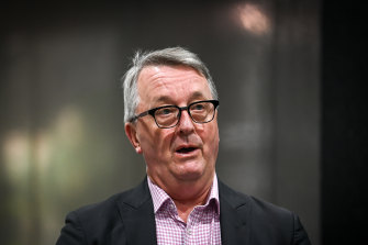 Health Minister Martin Foley.