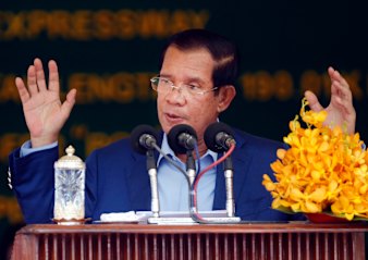 Cambodia’s Prime Minister Hun Sen has made no apology for accepting Chinese investment. 