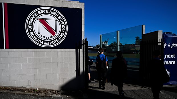 Brisbane State High School in South Brisbane.