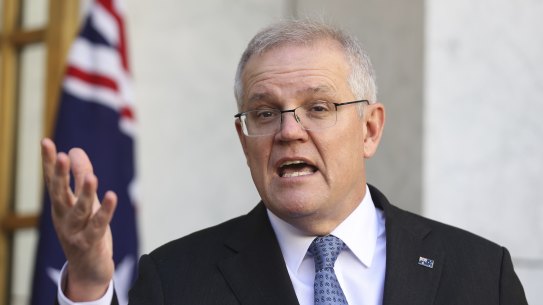Too often Scott Morrison finds himself on the backfoot. 
