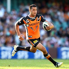 Young Tiger ... Andrew Fifita during his Tigers days. in 2011