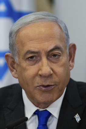 Israeli Prime Minister Benjamin Netanyahu.