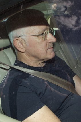 Ron Medich, pictured in December 2010 after he was released from Silverwater prison on bail. 