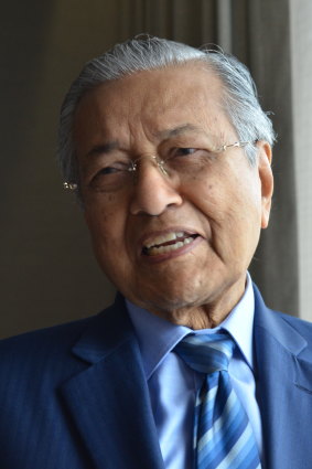 Malaysian Prime Minister Mahathir Mohamad.