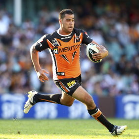 Young Tiger ... Andrew Fifita during his Tigers days. in 2011