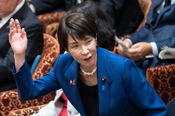Japanese Prime Minister Sanae Takaichi.