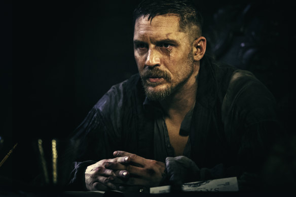 Tom Hardy stars in gritty drama Taboo. 